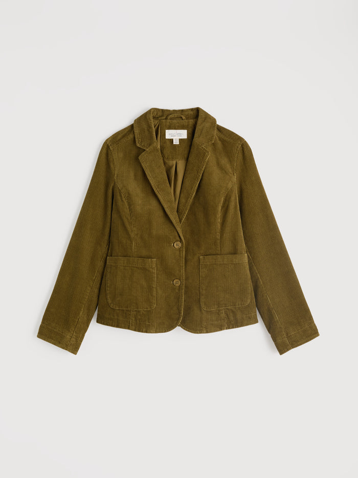 Seasalt Heald Blazer in Bright Olive Green