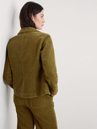 Seasalt Heald Blazer in Bright Olive Green