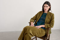 Seasalt Heald Blazer in Bright Olive Green