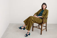 Seasalt Heald Blazer in Bright Olive Green