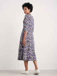 Helena Dress in Headland Collage Maritime