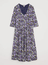 Helena Dress in Headland Collage Maritime