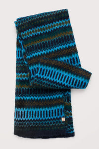 Seasalt Minimalist Scarf in Modernist Cyan Multi