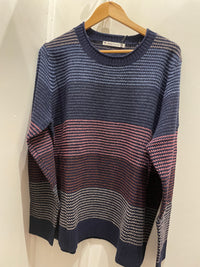 Mansted Louise Crew Jumper in Navy