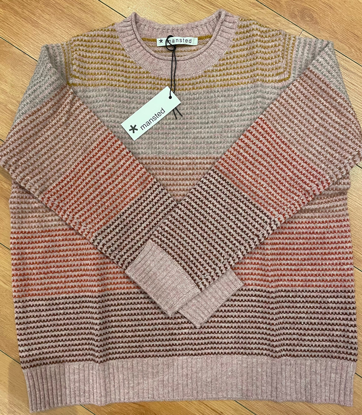 Mansted Louise Crew Jumper in Rose
