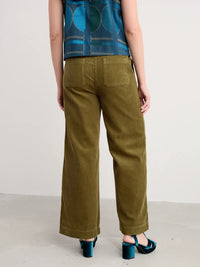 Seasalt Dillwyn Trouser in Bright Olive