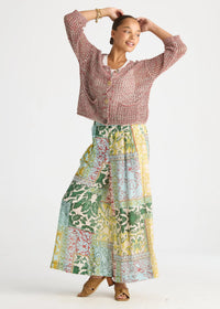 LD + Co Colour Mix Cardi in Sage LC8866
