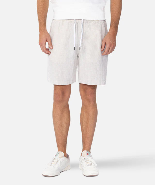 The Marina Linen Short in YD Sand