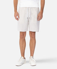 The Marina Linen Short in YD Sand