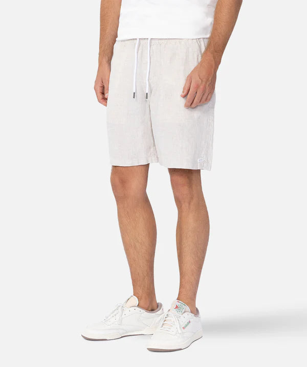 The Marina Linen Short in YD Sand