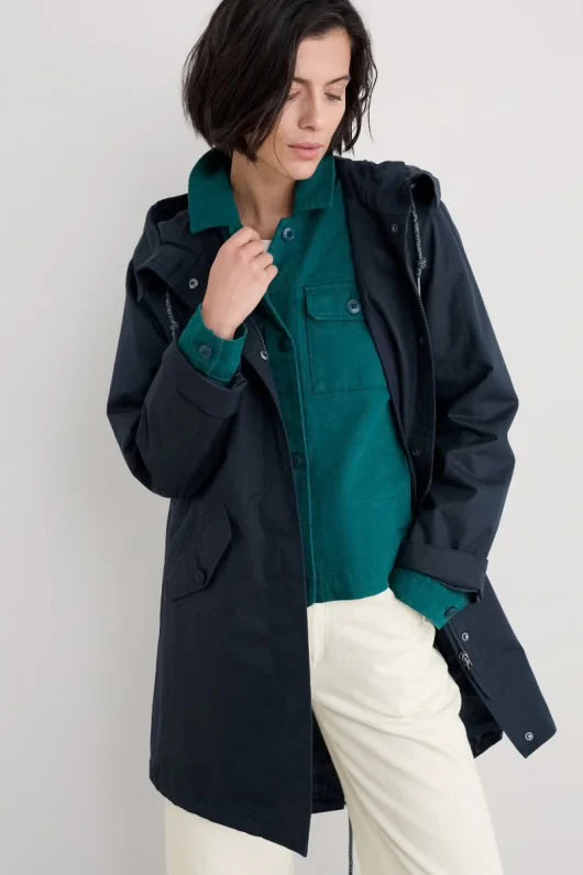 Seafaring Coat in Inkwell