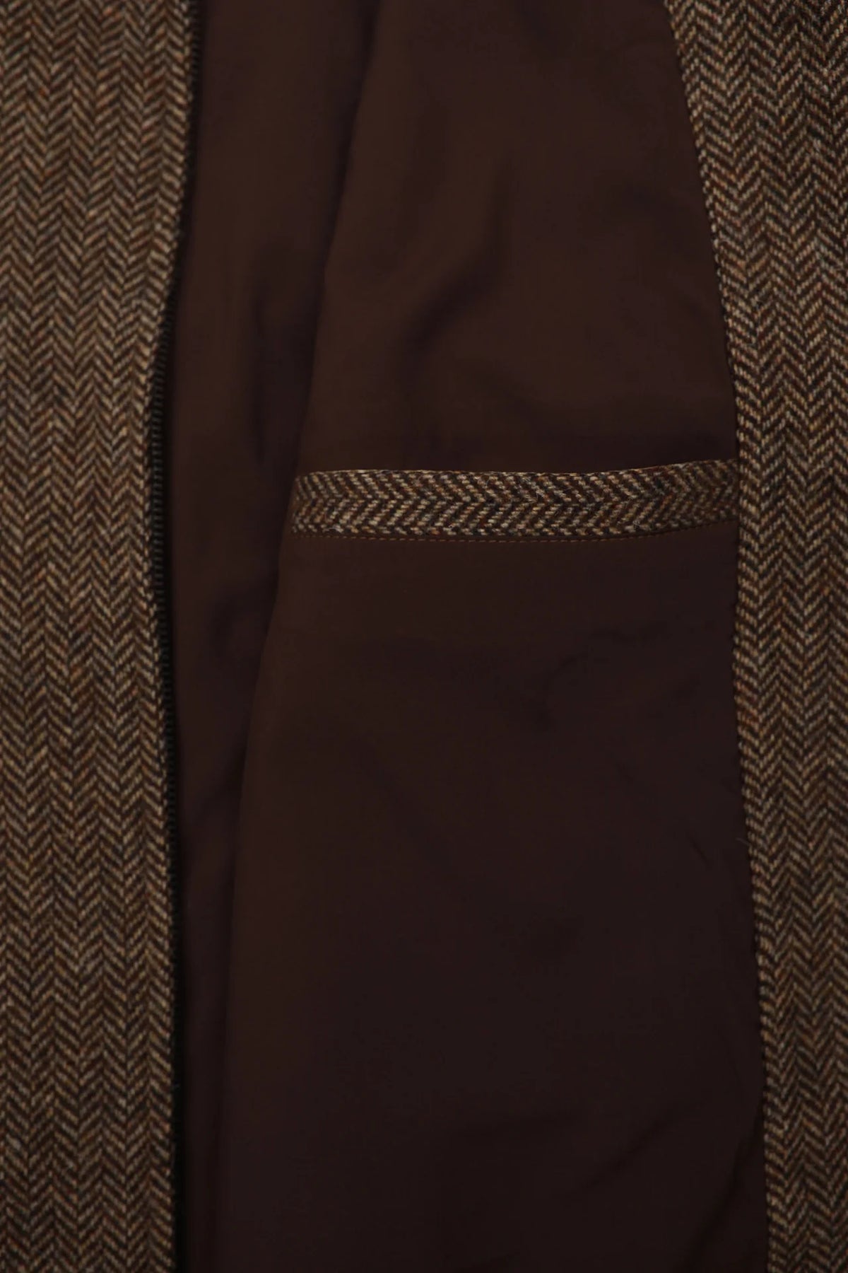 James Harper Herringbone Zip Jacket JHJ155