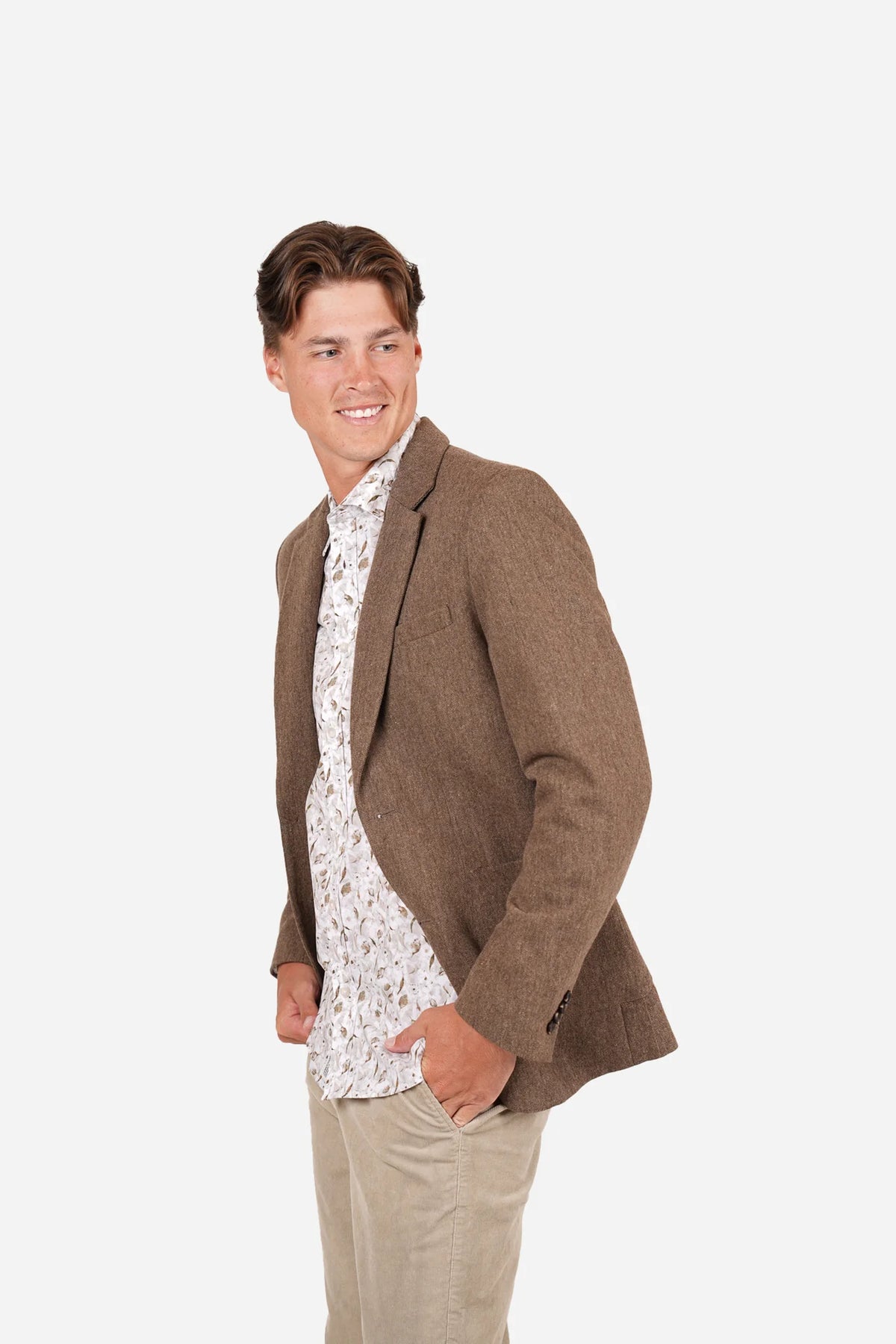 James Harper Brown Blazer JHJ158