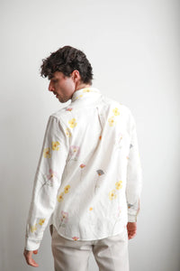 James Harper Pressed Flower Multi Long Sleeve Shirt JHS616