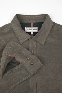 James Harper Long Sleeve Shirt - Cement