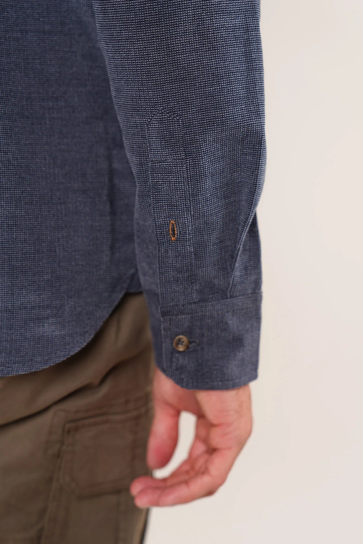 James Harper Long Sleeve Shirt - Navy