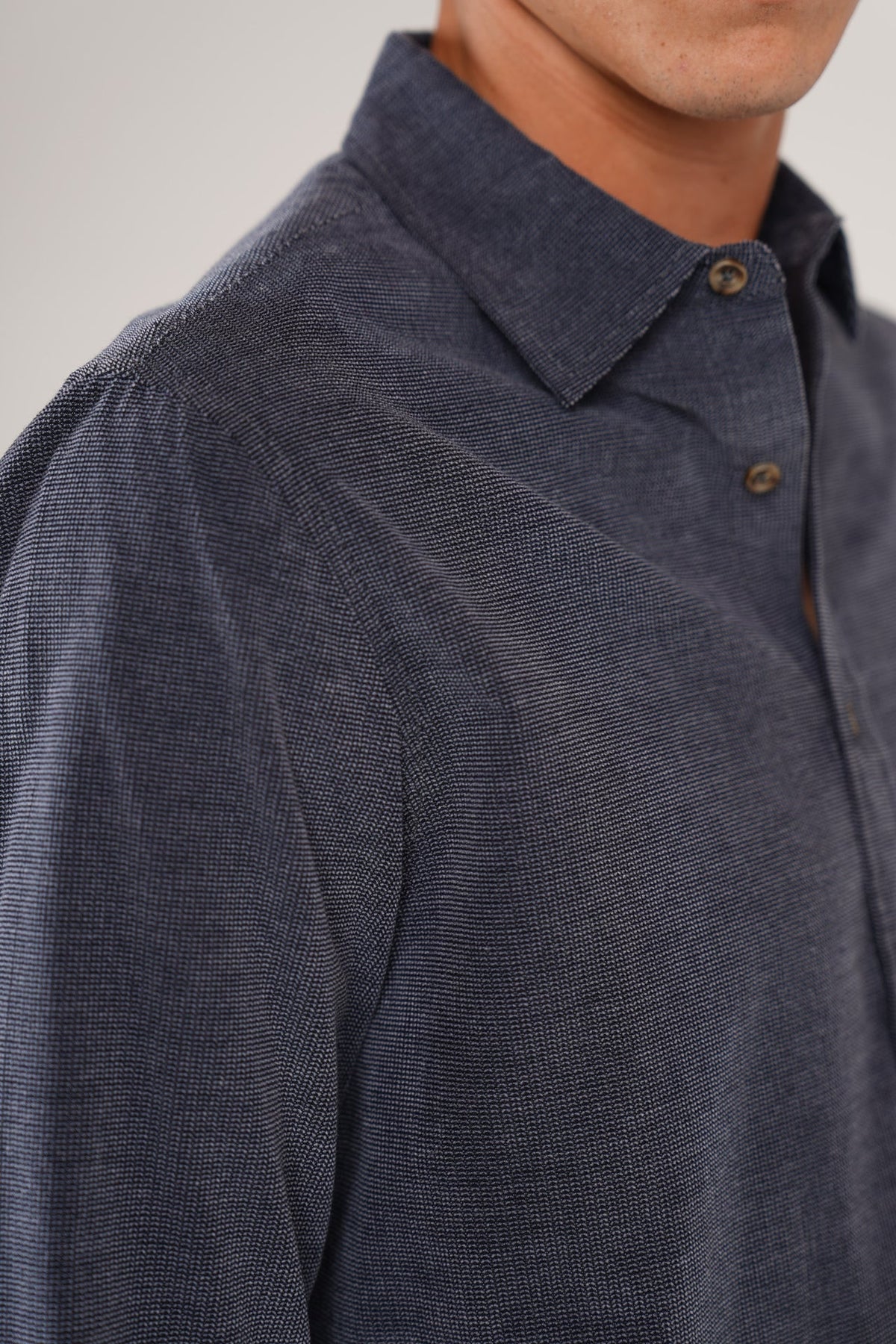 James Harper Long Sleeve Shirt - Navy