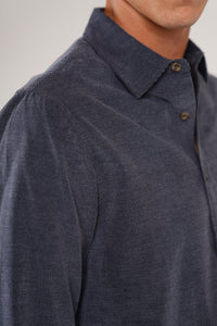 James Harper Long Sleeve Shirt - Navy
