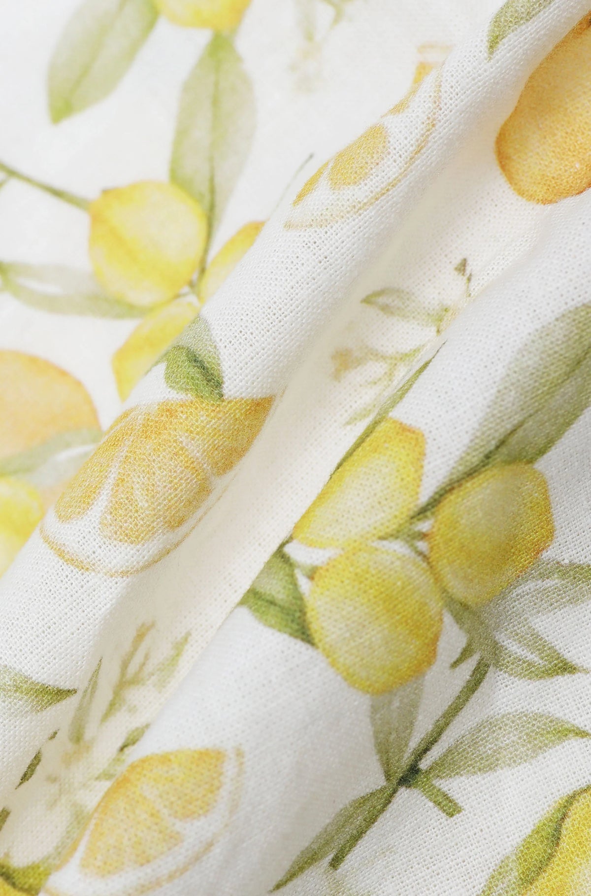James Harper Lemon Print Linen Blend S/S Shirt JHS712