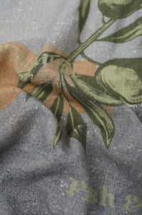 James Harper Olive Print Line Blend S/S Shirt JHS716