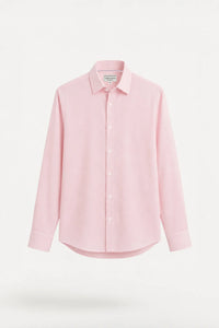 James Harper Pure Linen LS Shirt in Candy JHS725