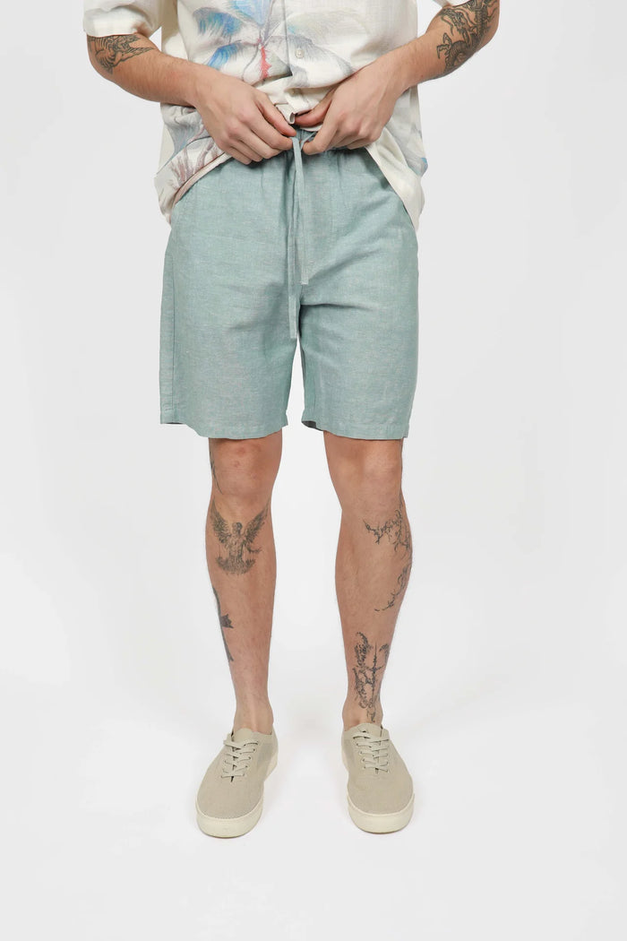 James Harper Elasticated Short in Sea