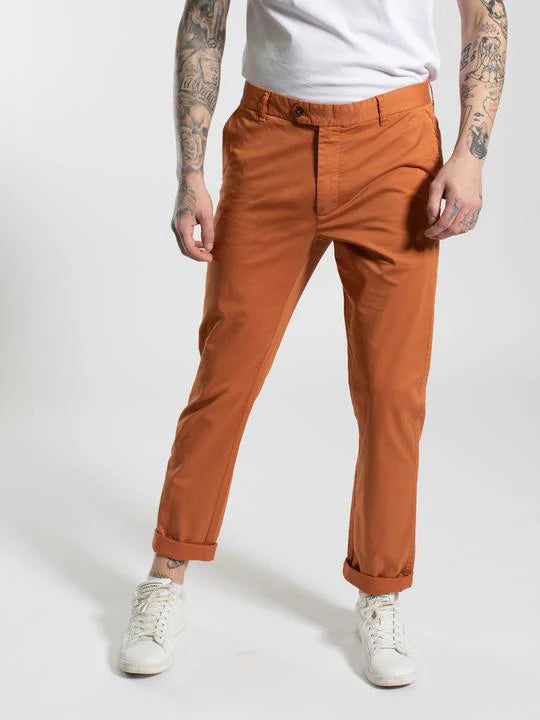 James Harper Stretch Cotton Chino - Red Dust