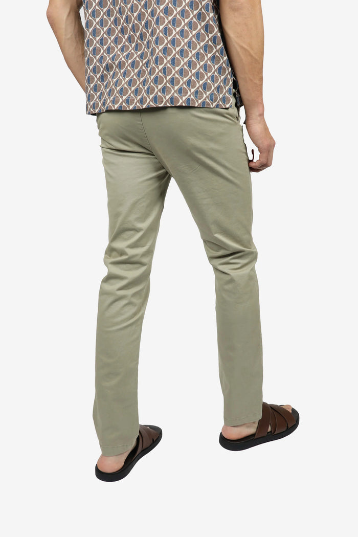 James Harper Stretch Cotton Chino - Sage