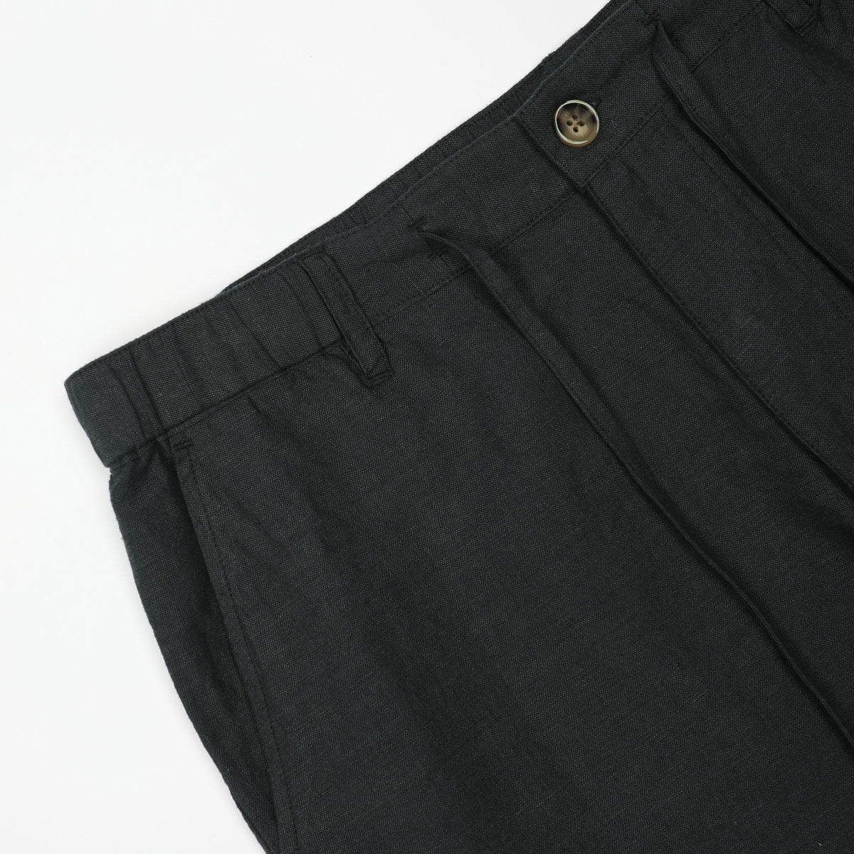 James Harper Linen Pants - Licorice