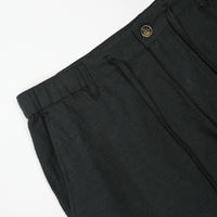 James Harper Linen Pants - Licorice