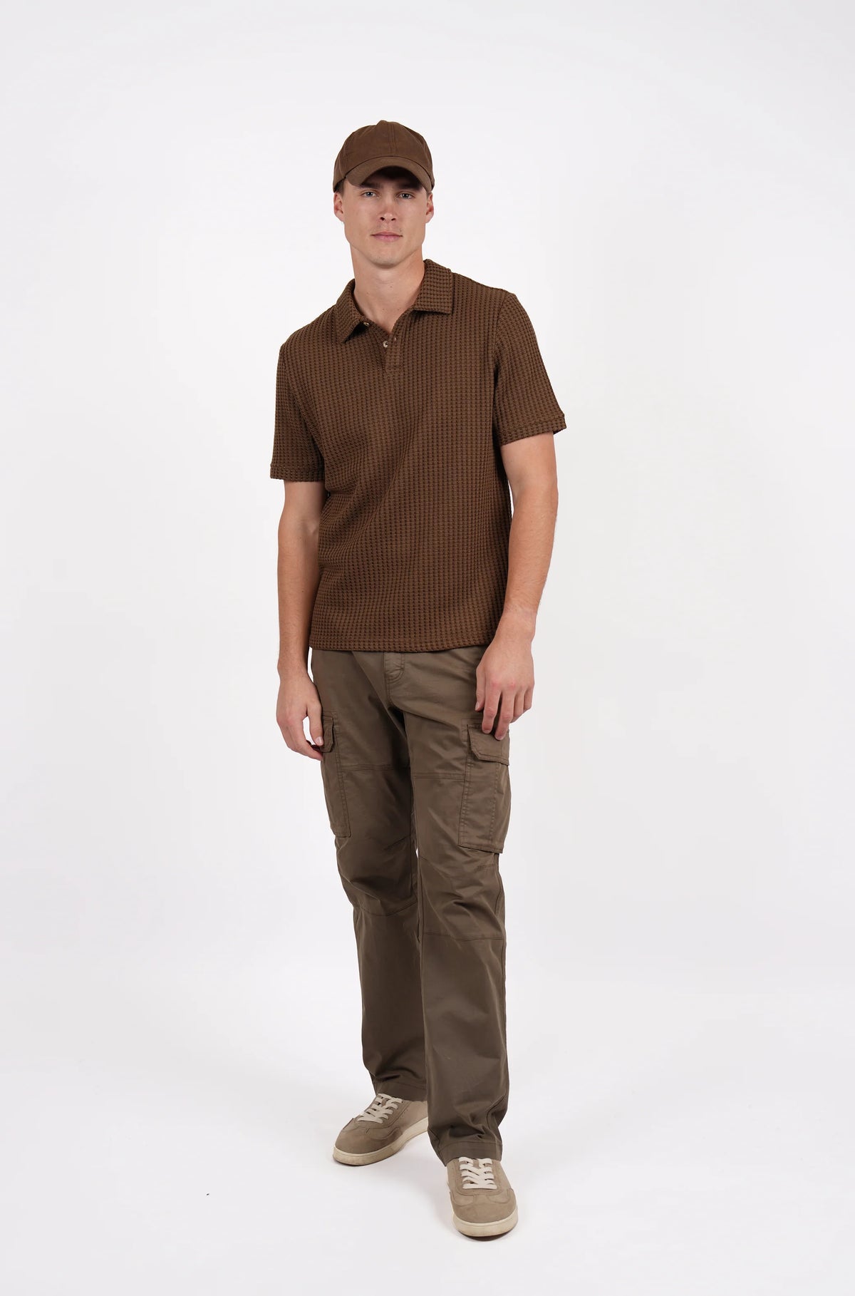 James Harper Cargo Pants - MUSHROOM JHTR61