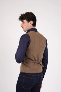 James Harper Brown Waistcoat JHW15