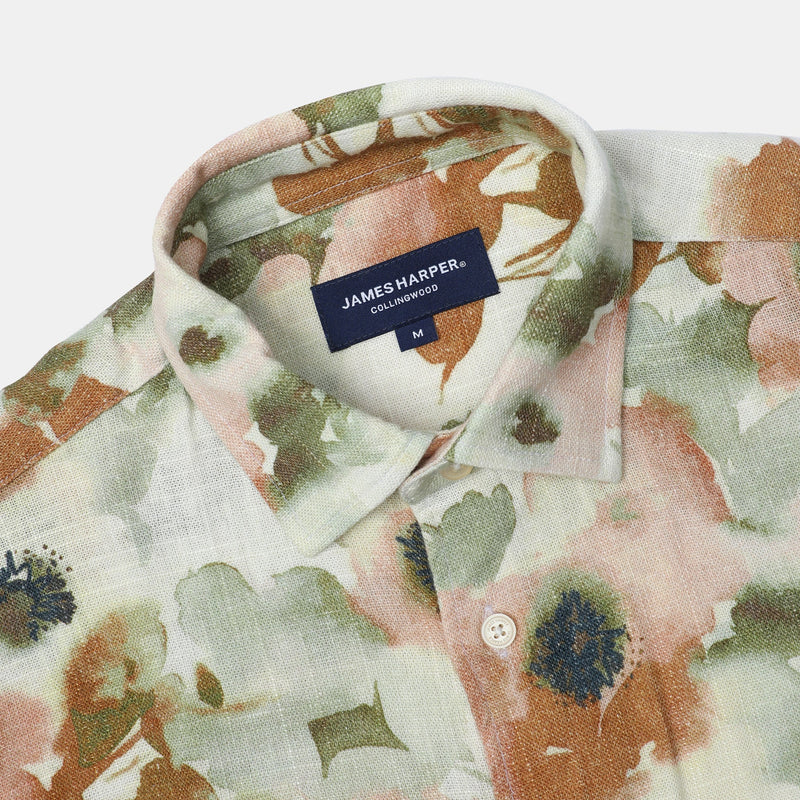 James Harper Short Sleeve Water Blooms