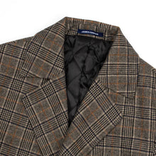 Load image into Gallery viewer, James Harper Check Wool Blend Overcoat
