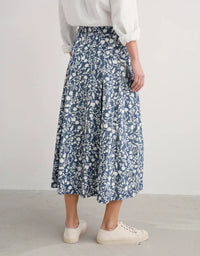 Jamboree Skirt - Shadow Blossom Indigo