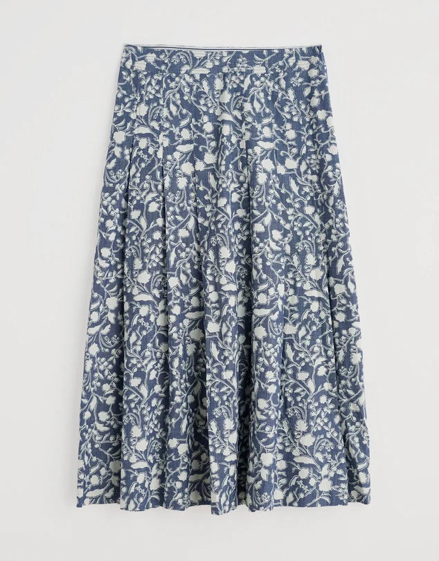 Jamboree Skirt - Shadow Blossom Indigo