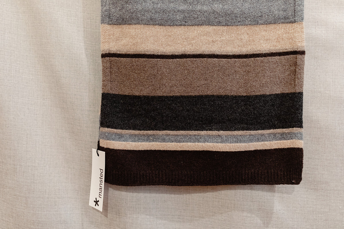 Mansted Fay - Lamb Stripe Scarf