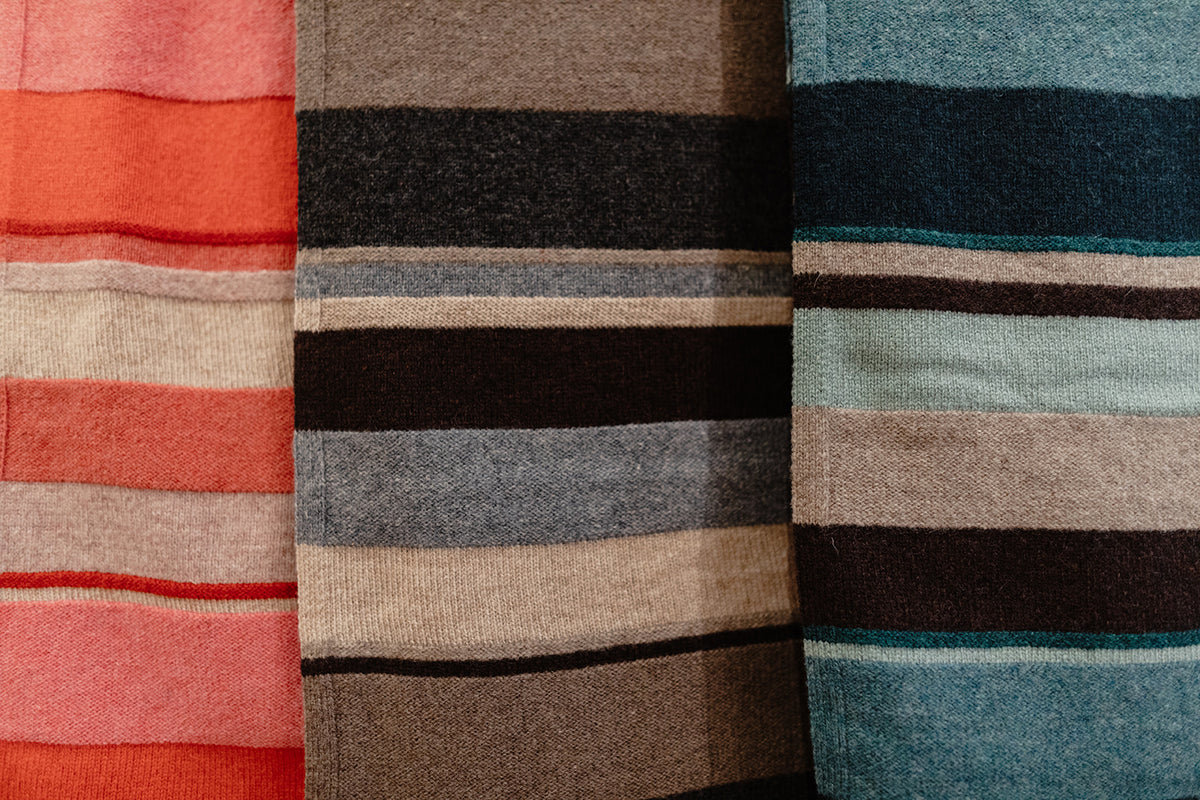 Mansted Fay - Lamb Stripe Scarf