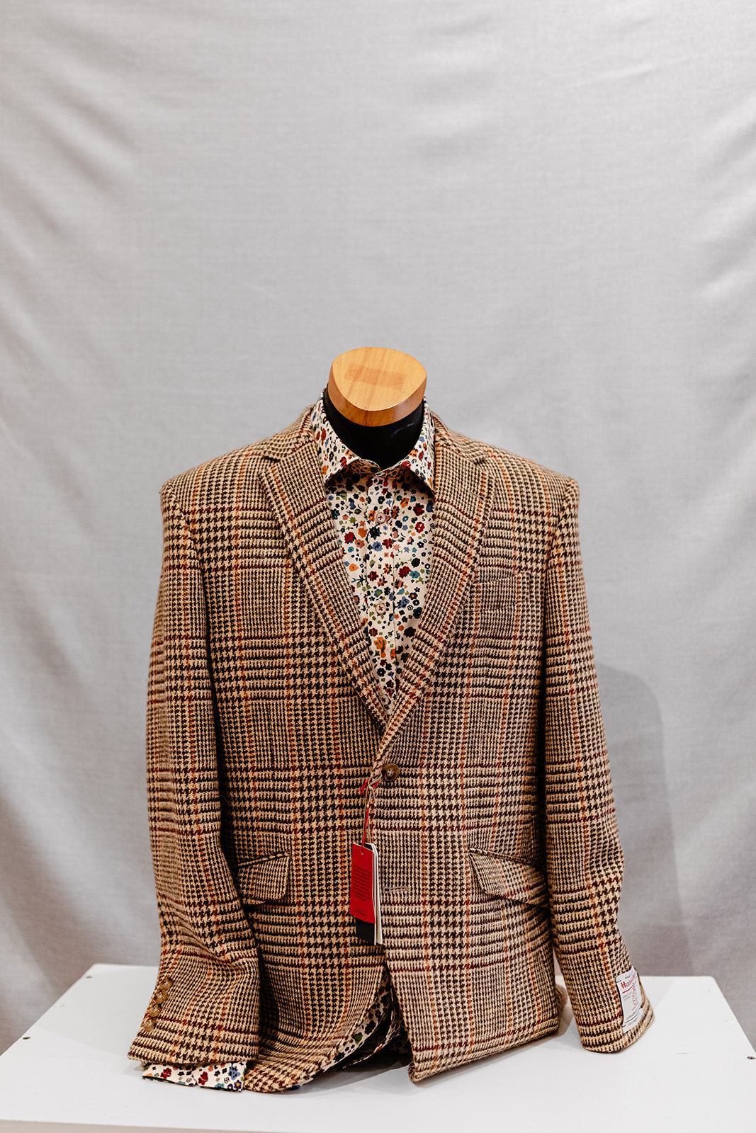 Harris Tweed Jacket Tartan - Earth Tones