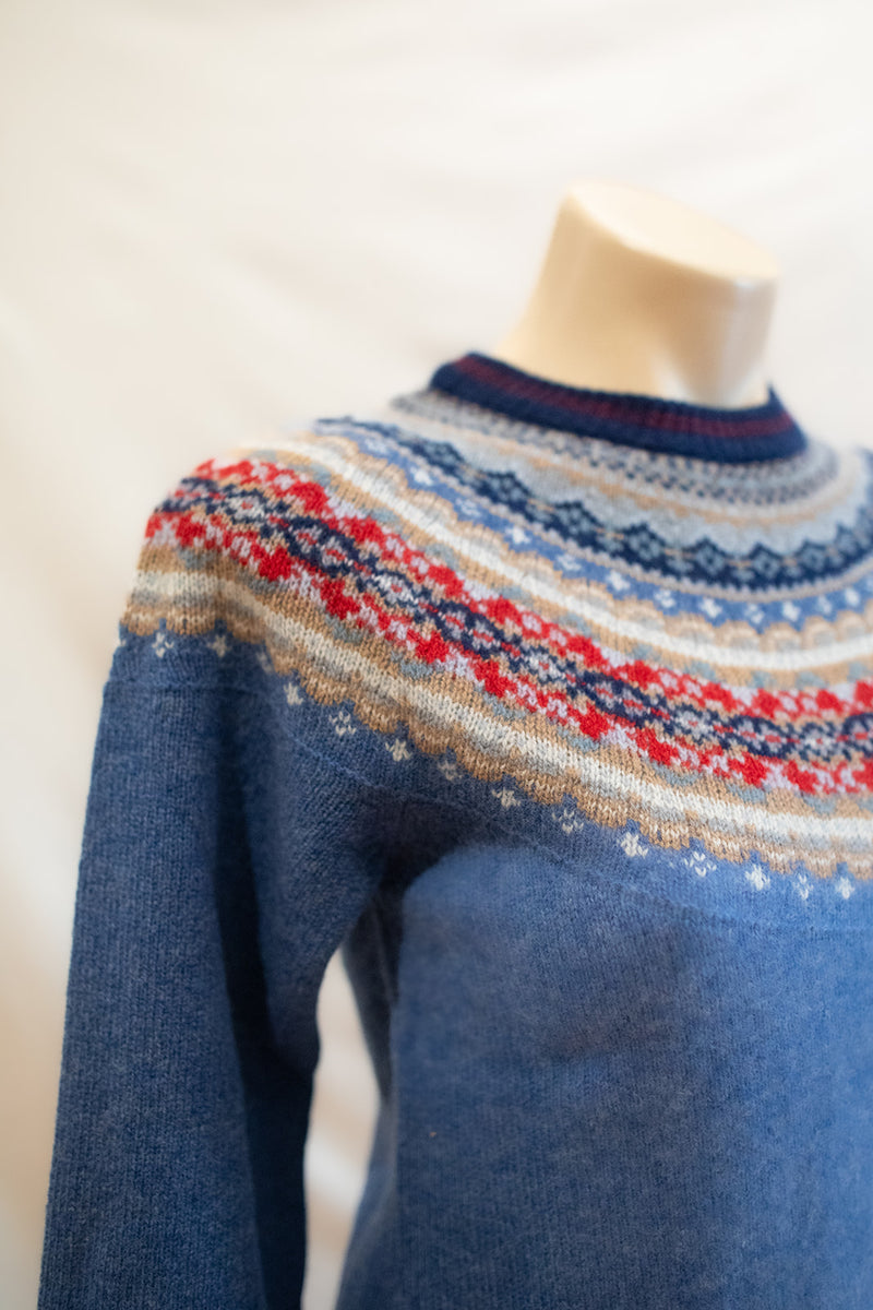 Eribe Alpine Short Sweater in Blue Morning