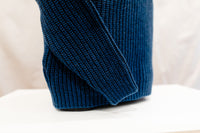 Fisherman's Chunky Ribbed Raglan Crew Neck Jumper