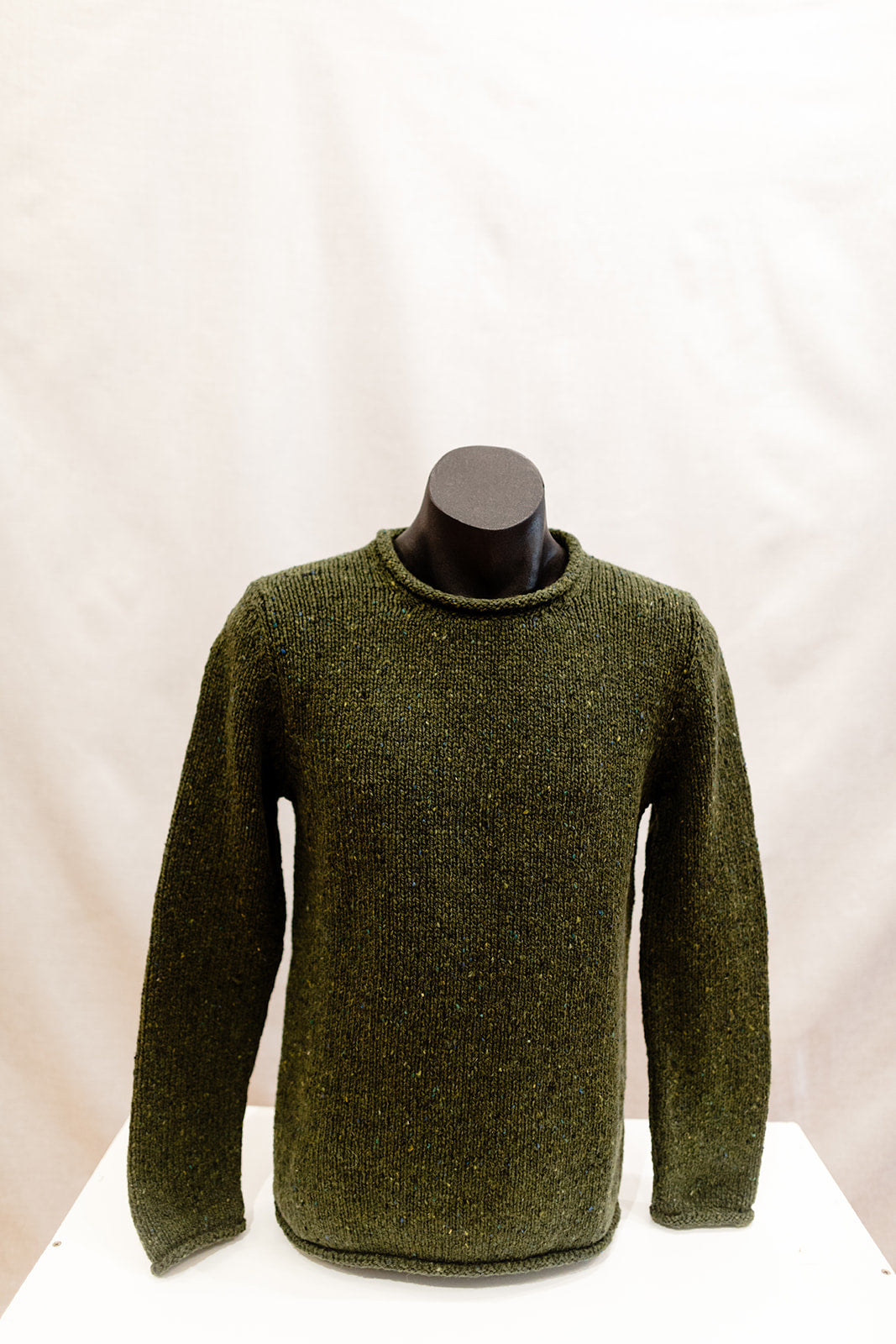 Fisherman out of Ireland Roll Edge Jumper (choice of colours)