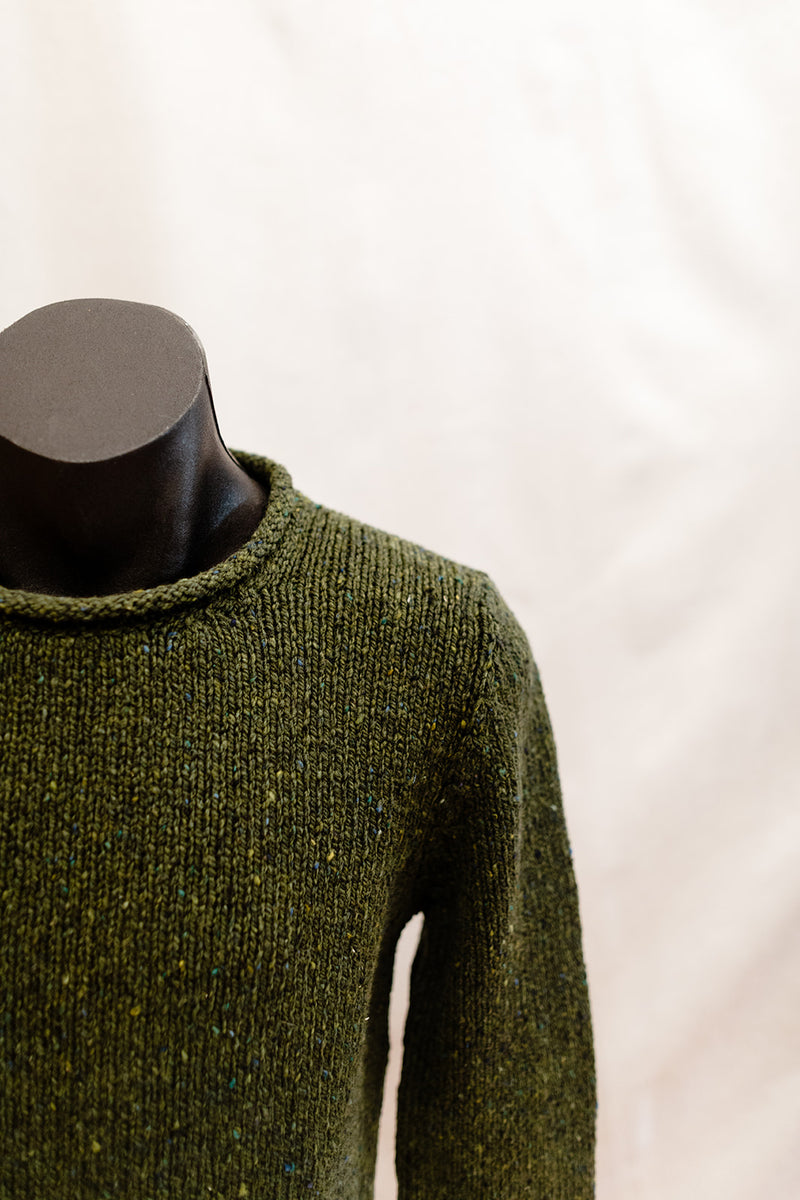 Fisherman out of Ireland Roll Edge Jumper (choice of colours)