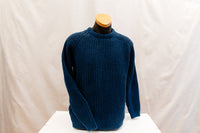 Fisherman's Chunky Ribbed Raglan Crew Neck Jumper