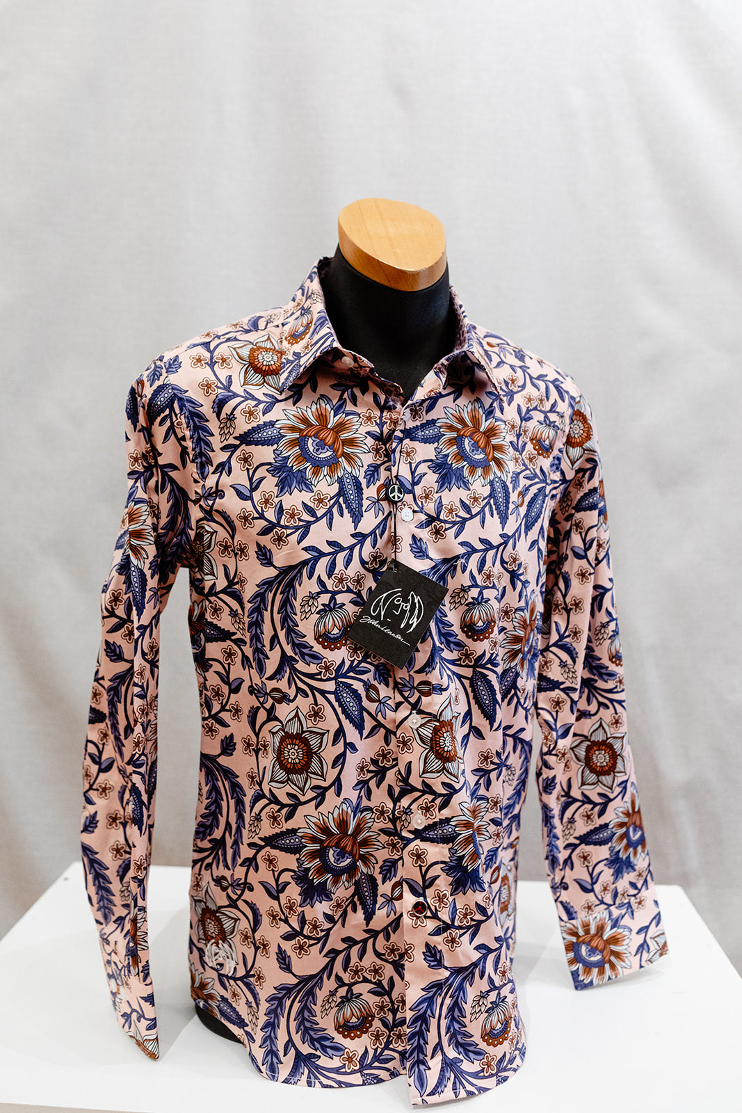 John Lennon Long Sleeve Shirt 'Cradley' in Pink