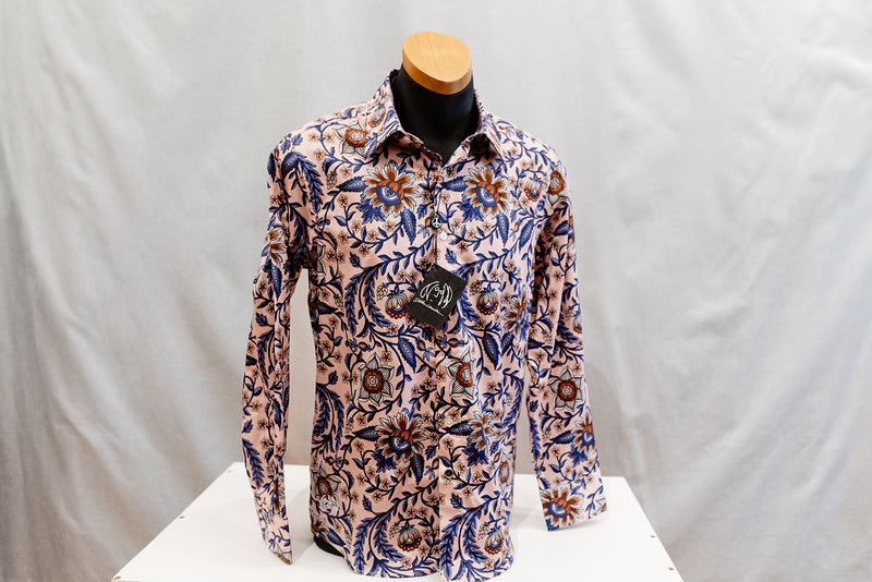 John Lennon Long Sleeve Shirt 'Cradley' in Pink