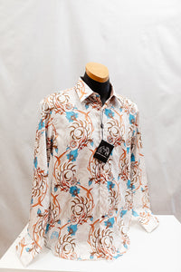 John Lennon Long Sleeve Shirt 'Eldon' in Ecru