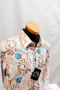 John Lennon Long Sleeve Shirt 'Eldon' in Ecru