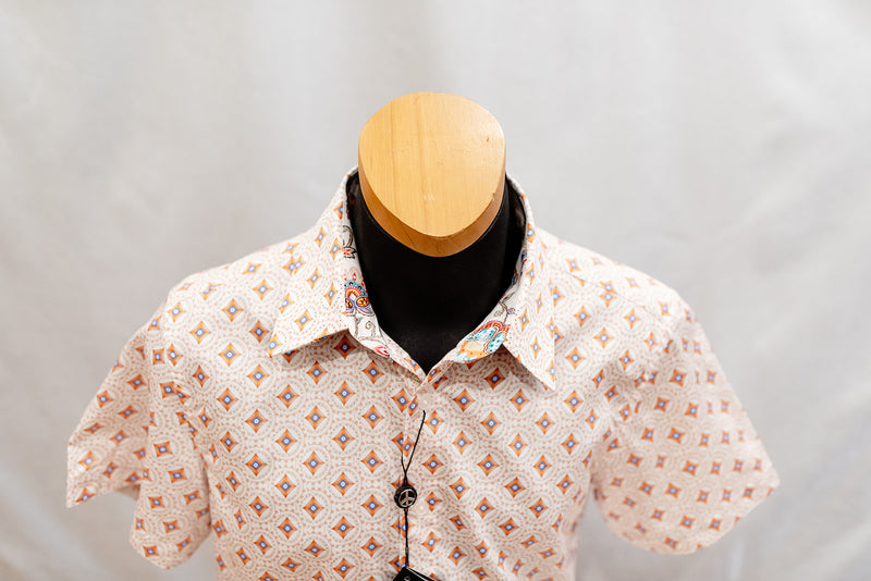 John Lennon Long Sleeve Shirt 'Spalding' in Ecru
