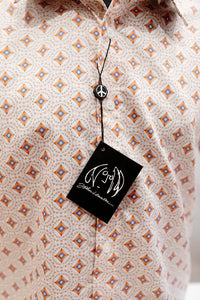 John Lennon Long Sleeve Shirt 'Spalding' in Ecru